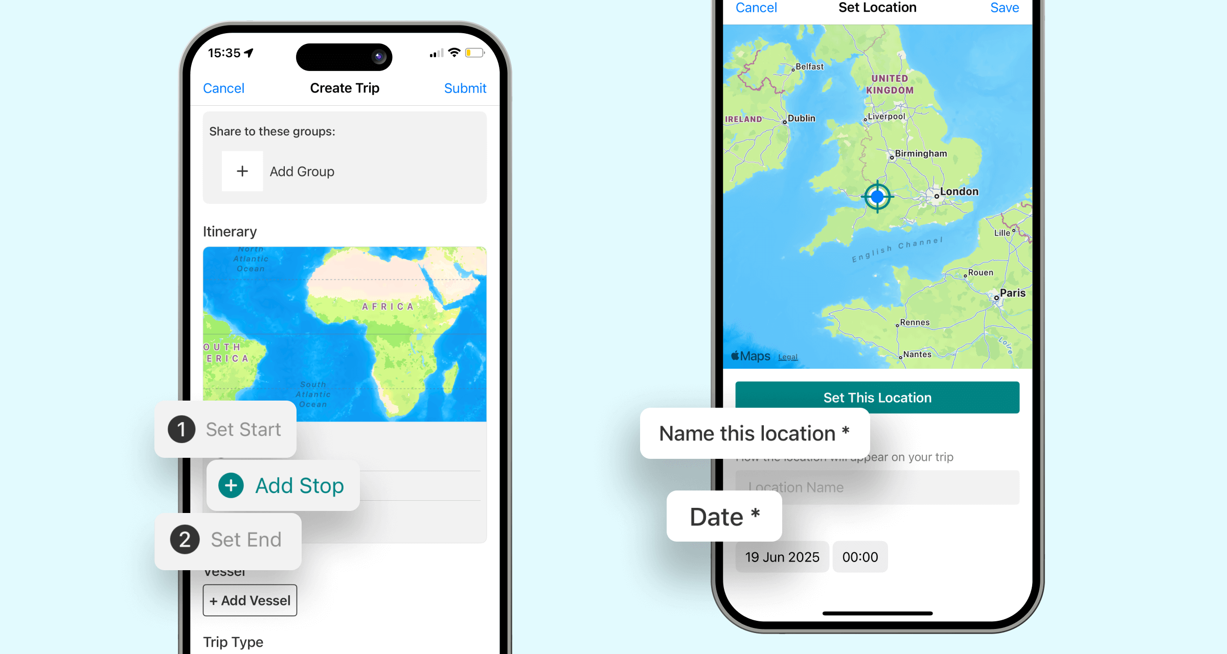 Trip Itinerary