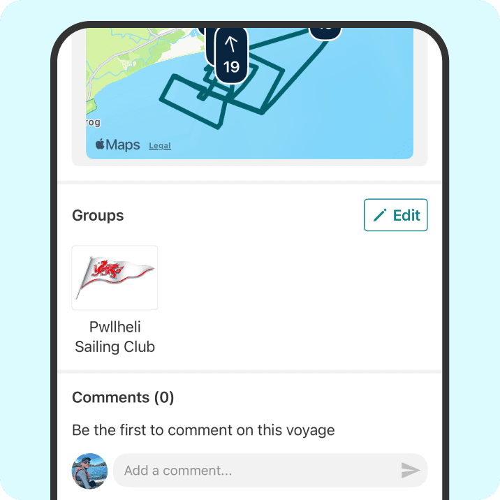 3. Tag voyages to your group