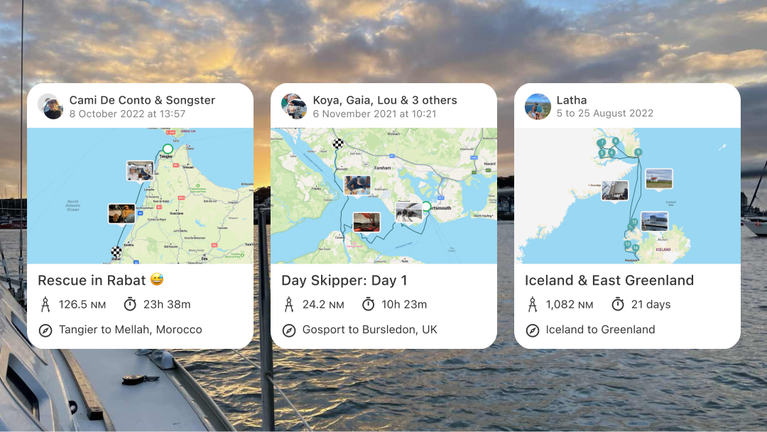 How three sailors keep a digital logbook on SailTies