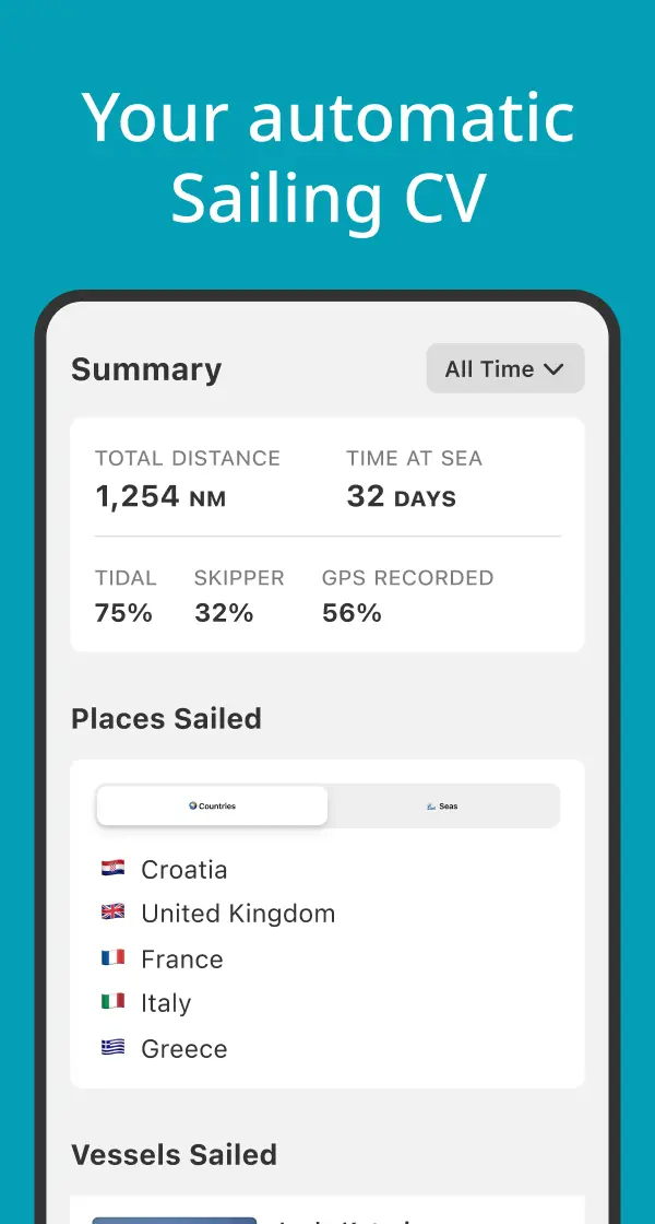 SailTies App Screenshot