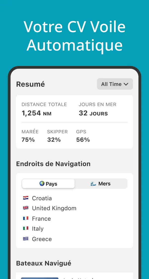 SailTies App Screenshot