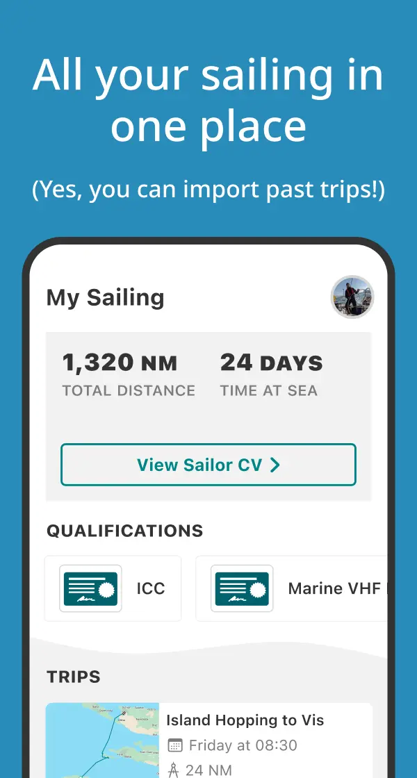 SailTies App Screenshot